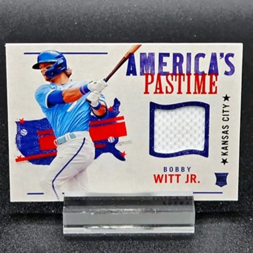 Bobby Witt Jr Rookie Patch RC Stadium Club Kansas City Royals Star - Picture 2 of 5